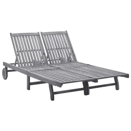 Liege für 2 Personen aus massivem Akazienholz von vidaXL, Liegen - Ref: Foro24-311874, Preis: 314,50 €, Rabatt: %