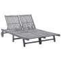 Liege für 2 Personen aus massivem Akazienholz von vidaXL, Liegen - Ref: Foro24-311874, Preis: 314,50 €, Rabatt: %