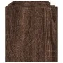 Schreibtisch-Organizer aus braunem Ingenieurholz, 44,5x24x25 cm. von , Klassifizierung und Organisation - Ref: Foro24-848044,...