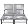 Liege für 2 Personen aus massivem Akazienholz von vidaXL, Liegen - Ref: Foro24-311874, Preis: 314,50 €, Rabatt: %