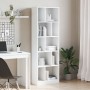 Weißes Regal aus Ingenieurholz 57x28,5x174 cm von , Bücherregale und Regale - Ref: Foro24-847989, Preis: 106,77 €, Rabatt: %