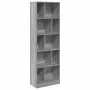 Ingenieurholzregal in Sonoma-Grau 57x28,5x174 cm von , Bücherregale und Regale - Ref: Foro24-847994, Preis: 79,21 €, Rabatt: %
