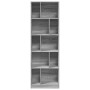 Ingenieurholzregal in Sonoma-Grau 57x28,5x174 cm von , Bücherregale und Regale - Ref: Foro24-847994, Preis: 80,44 €, Rabatt: %
