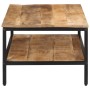 Mesa de centro de madera maciza de mango rugosa 100x50x35 cm de , Mesas de centro - Ref: Foro24-374069, Precio: 122,51 €, Des...