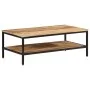 Mesa de centro de madera maciza de mango rugosa 100x50x35 cm by , Coffee table - Ref: Foro24-374069, Price: 114,53 €, Discoun...