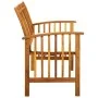 Garden bench with cushions 119 cm solid acacia wood by vidaXL, garden benches - Ref: Foro24-312132, Price: 135,93 €, Discount: %