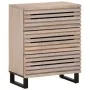 Massiver Sideboard aus weißem Mangoholz 60x34x75 cm von , Schließfächer und Lagerschränke - Ref: Foro24-377454, Preis: 146,13...
