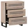 Massiver Sideboard aus weißem Mangoholz 60x34x75 cm von , Schließfächer und Lagerschränke - Ref: Foro24-377454, Preis: 146,13...