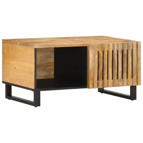 Massiver Couchtisch aus grobem Mangoholz 80x51x40 cm von , Couchtisch - Ref: Foro24-377456, Preis: 77,23 €, Rabatt: %