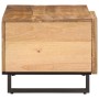 Mesa de centro de madera maciza de mango rugosa 80x51x40 cm by , Coffee table - Ref: Foro24-377456, Price: 77,66 €, Discount: %