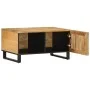 Massiver Couchtisch aus grobem Mangoholz 80x51x40 cm von , Couchtisch - Ref: Foro24-377456, Preis: 77,17 €, Rabatt: %