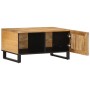 Mesa de centro de madera maciza de mango rugosa 80x51x40 cm by , Coffee table - Ref: Foro24-377456, Price: 77,66 €, Discount: %