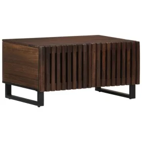 Mesa de centro madera maciza mango marrón 80x51x40 cm by , Coffee table - Ref: Foro24-377463, Price: 90,34 €, Discount: %