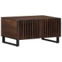 Mesa de centro madera maciza mango marrón 80x51x40 cm by , Coffee table - Ref: Foro24-377463, Price: 91,27 €, Discount: %