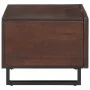 Mesa de centro madera maciza mango marrón 80x51x40 cm by , Coffee table - Ref: Foro24-377463, Price: 90,34 €, Discount: %