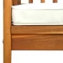 Garden bench with cushions 119 cm solid acacia wood by vidaXL, garden benches - Ref: Foro24-312132, Price: 135,93 €, Discount: %