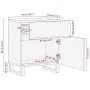 Massivholz-Nachttisch aus Akazie, 50x34x60 cm. von , Nachttische - Ref: Foro24-377480, Preis: 68,68 €, Rabatt: %