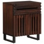 Mesita de noche madera maciza mango marrón 50x34x60 cm by , Nightstands - Ref: Foro24-377494, Price: 81,92 €, Discount: %