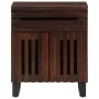 Mesita de noche madera maciza mango marrón 50x34x60 cm de , Mesitas de noche - Ref: Foro24-377494, Precio: 81,92 €, Descuento: %