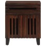 Mesita de noche madera maciza mango marrón 50x34x60 cm by , Nightstands - Ref: Foro24-377494, Price: 81,92 €, Discount: %