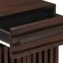 Mesita de noche madera maciza mango marrón 50x34x60 cm de , Mesitas de noche - Ref: Foro24-377494, Precio: 81,92 €, Descuento: %