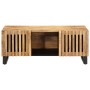 Mesa de centro de madera maciza de mango rugosa 100x55x40 cm by , Coffee table - Ref: Foro24-377496, Price: 119,66 €, Discoun...