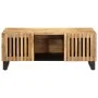 Mesa de centro de madera maciza de mango rugosa 100x55x40 cm by , Coffee table - Ref: Foro24-377496, Price: 118,40 €, Discoun...
