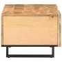 Mesa de centro de madera maciza de mango rugosa 100x55x40 cm by , Coffee table - Ref: Foro24-377496, Price: 118,40 €, Discoun...