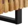 Mesa de centro de madera maciza de mango rugosa 100x55x40 cm by , Coffee table - Ref: Foro24-377496, Price: 118,40 €, Discoun...