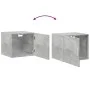 Wandschrank aus grauem Beton-Holzwerkstoff 45x42,5x40 cm von , Sideboards - Ref: Foro24-846106, Preis: 43,45 €, Rabatt: %