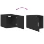 Armario de pared madera de ingeniería negro 40x42,5x40 cm by , Sideboards - Ref: Foro24-846097, Price: 38,42 €, Discount: %