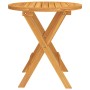 Terrace bistro table solid acacia wood Ø46x47 cm by vidaXL, Garden tables - Ref: Foro24-312116, Price: 46,80 €, Discount: %
