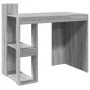Büroschreibtisch aus grauem Ingenieurholz 103,5x56,5x94 cm von , Schreibtische - Ref: Foro24-847980, Preis: 86,52 €, Rabatt: %