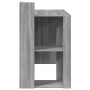 Büroschreibtisch aus grauem Ingenieurholz 103,5x56,5x94 cm von , Schreibtische - Ref: Foro24-847980, Preis: 87,95 €, Rabatt: %