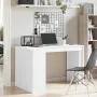 Büroschreibtisch aus weißem Ingenieurholz 123,5x73,5x75 cm von , Schreibtische - Ref: Foro24-847982, Preis: 98,94 €, Rabatt: %