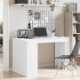 Escritorio de oficina madera ingeniería blanco 123,5x73,5x75 cm by , Desks - Ref: Foro24-847982, Price: 100,62 €, Discount: %