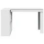 Büroschreibtisch aus weißem Ingenieurholz 123,5x73,5x75 cm von , Schreibtische - Ref: Foro24-847982, Preis: 98,94 €, Rabatt: %