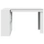 Escritorio de oficina madera ingeniería blanco 123,5x73,5x75 cm by , Desks - Ref: Foro24-847982, Price: 100,62 €, Discount: %