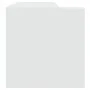 Escritorio de oficina madera ingeniería blanco 123,5x73,5x75 cm by , Desks - Ref: Foro24-847982, Price: 100,62 €, Discount: %