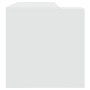 Escritorio de oficina madera ingeniería blanco 123,5x73,5x75 cm by , Desks - Ref: Foro24-847982, Price: 100,62 €, Discount: %