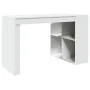Büroschreibtisch aus weißem Ingenieurholz 123,5x73,5x75 cm von , Schreibtische - Ref: Foro24-847982, Preis: 98,94 €, Rabatt: %