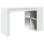 Escritorio de oficina madera ingeniería blanco 123,5x73,5x75 cm by , Desks - Ref: Foro24-847982, Price: 100,62 €, Discount: %
