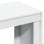 Escritorio de oficina madera ingeniería blanco 123,5x73,5x75 cm by , Desks - Ref: Foro24-847982, Price: 100,62 €, Discount: %