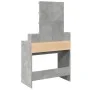 Tocador con luces LED gris hormigón 80x41x144,5 cm de , Tocadores para dormitorios - Ref: Foro24-848181, Precio: 116,24 €, De...