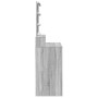 Tocador con luces LED color gris Sonoma 80x41x144,5 cm de , Tocadores para dormitorios - Ref: Foro24-848183, Precio: 116,64 €...