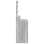 Tocador con luces LED color gris Sonoma 80x41x144,5 cm de , Tocadores para dormitorios - Ref: Foro24-848183, Precio: 112,15 €...
