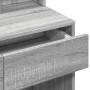 Tocador con luces LED color gris Sonoma 80x41x144,5 cm de , Tocadores para dormitorios - Ref: Foro24-848183, Precio: 116,64 €...