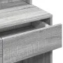 Tocador con luces LED color gris Sonoma 80x41x144,5 cm de , Tocadores para dormitorios - Ref: Foro24-848183, Precio: 112,15 €...