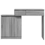 Frisiertisch mit LED-Lichtern in Sonoma-Grau 115x37x110,5 cm. von , Schlafzimmerkommoden - Ref: Foro24-848232, Preis: 120,56 ...