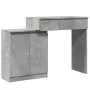 Tocador con luces LED gris hormigón 115x37x110,5 cm by , Bedroom Dressers - Ref: Foro24-848230, Price: 121,25 €, Discount: %